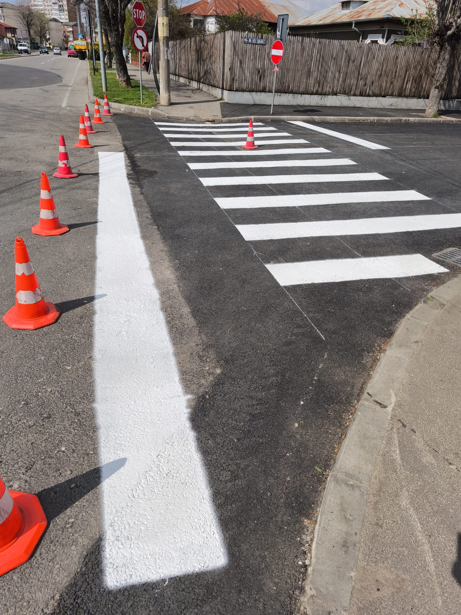 Reparatie trotuare si carosabil str. I. L. Caragiale
